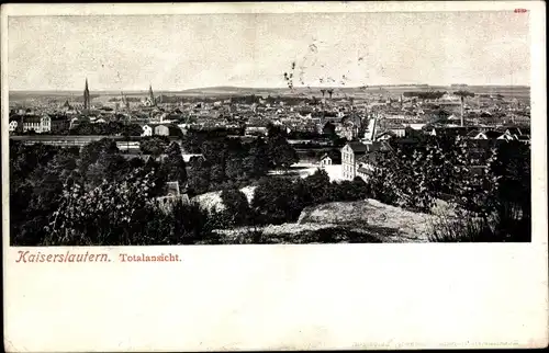 Ak Kaiserslautern in der Pfalz, Totalansicht