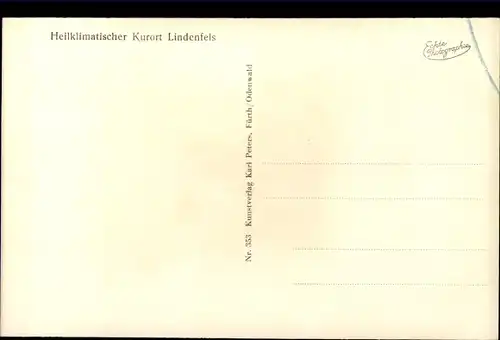 Ak Lindenfels im Odenwald Hessen, Gesamtansicht der Stadt mit Landschaft