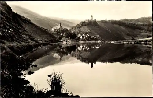 Ak Beilstein an der Mosel, Morgenstimmung, Panorama