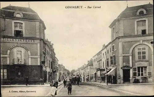 Ak Commercy Lothringen Meuse, Rue Carnot, Salon de Coiffure