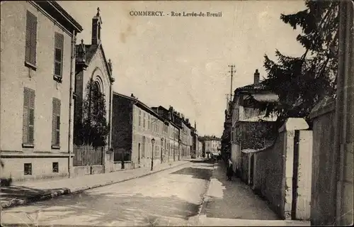 Ak Commercy Lothringen Meuse, Rue Levée de Breuil