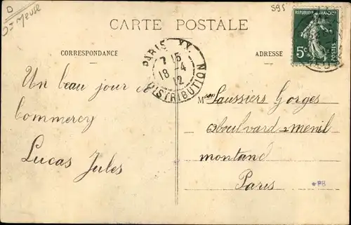 Ak Commercy Lothringen Meuse, Rue des Capucins, Soldats en marche