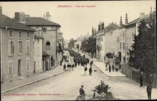 Ak Commercy Meuse, Rue des Capucins