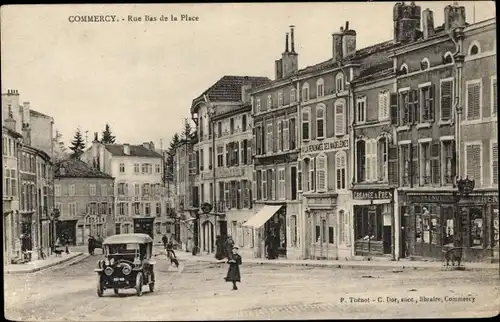 Ak Commercy Lothringen Meuse, Rue Bas de la Place