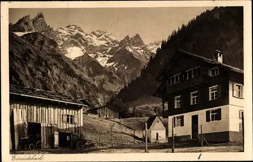 Ak Oberstdorf in Schwaben, Einödsbach, Gasthof