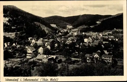 Ak Sitzendorf i. Schwarzatal in Thüringen, Gesamtansicht