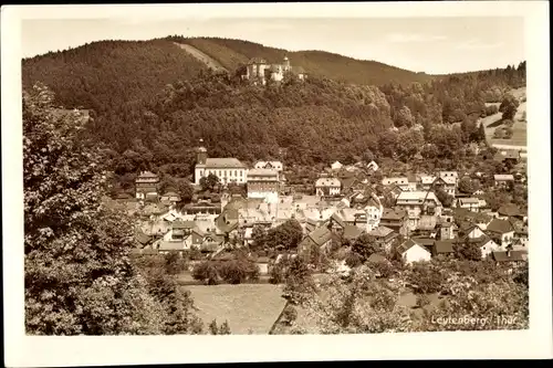 Ak Bad Leutenberg Thüringen, Durchblick zum Ort