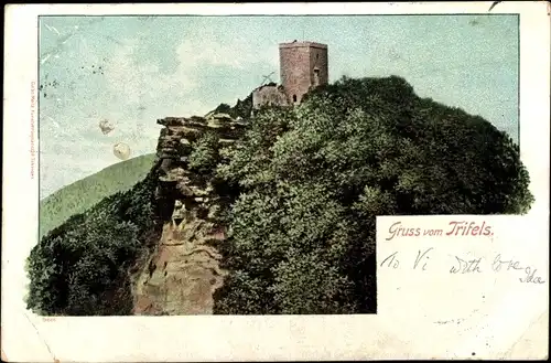 Ak Annweiler am Trifels Pfalz, Burg