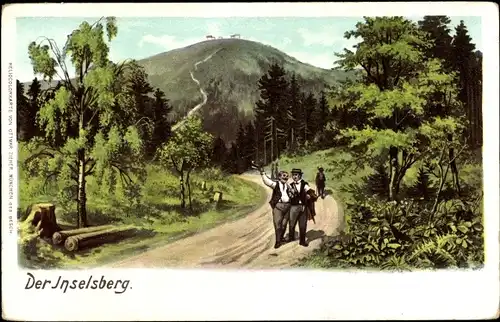 Ak Brotterode Trusetal in Thüringen, Inselsberg