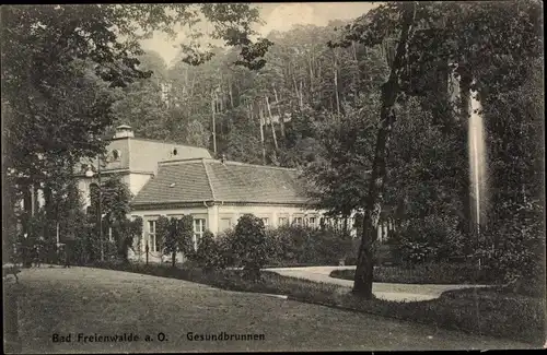 Ak Bad Freienwalde an der Oder, Gesundbrunnen
