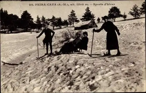 Ak Peira Cava Alpes-Maritimes, Sports d'hiver