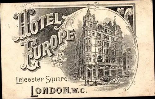 Litho London City, Hotel Europe, Leicester Square