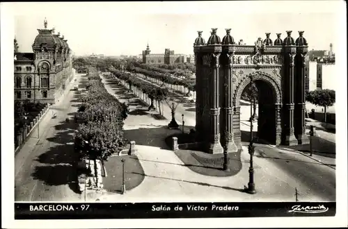 Ak Barcelona Katalonien Spanien, Salon de Victor Pradera