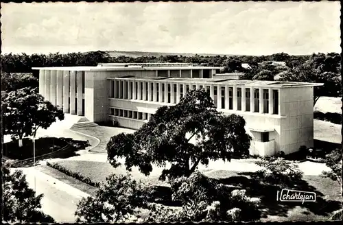 Ak Brazzaville Franz. Kongo, Palais de Justice