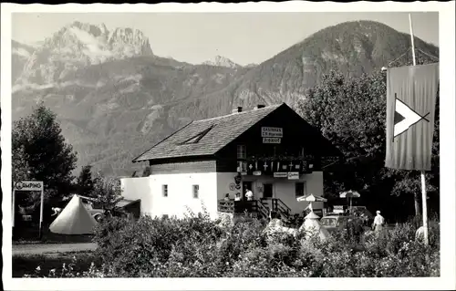 Foto Ak Lienz in Tirol, Gasthaus, Außenansicht