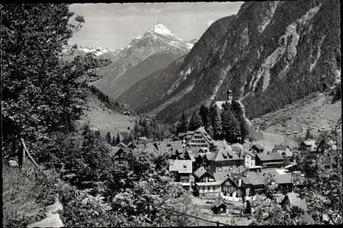 Ak Wassen Kt Uri Schweiz, Gesamtansicht mit Windgälle