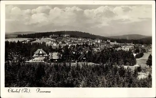 Ak Oberhof im Thüringer, Wald, Gesamtansicht