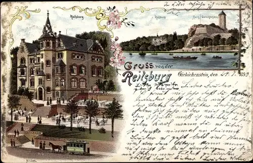 Litho Giebichenstein Halle an der Saale, Reilsburg
