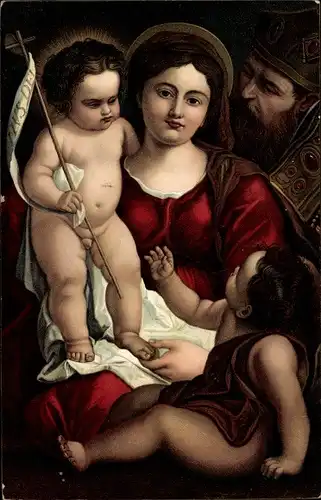 Künstler Ak Piola, Pellegrino, Madonna, gen. degli Orefici
