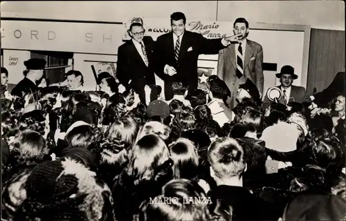 Ak Opernsänger und Schauspieler Mario Lanza, Portrait