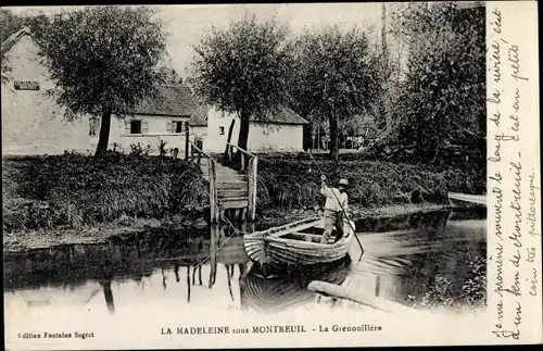 Ak La Madeleine sous Montreuil Pas de Calais, La Grenoullière