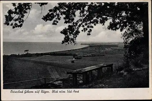 Ak Ostseebad Göhren auf Rügen, Blick zum Süd Perd