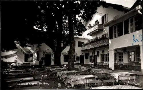 Ak Sachsenkamm in Oberbayern, Kloster Reutberg, Bräustübl der Brauereigenossenschaft