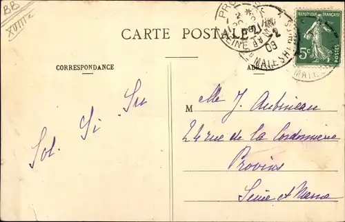 Ak Paris XVIII. Arrondissement Buttes-Montmartre, La Rue Cortot