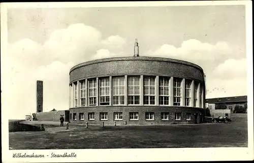 Ak Wilhelmshaven in Niedersachsen, Strandhalle