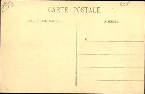 Ak Auby Nord, Usine a Zinc des Asturies, Kriegszerstörung 1. WK