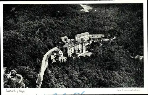 Ak Rosbach Windeck an der Sieg, Fliegeraufnahme