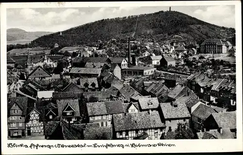 Ak Eschwege an der Werra Hessen, Gesamtansicht mit Leuchtberg, Bismarckturm