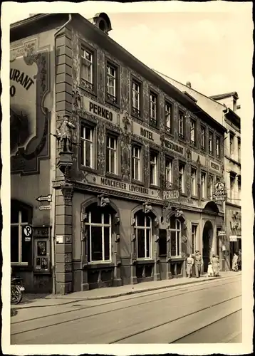 Ak Heidelberg am Neckar, Hotel-Restaurant Perkeo, Hauptstraße 75