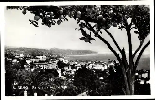 Ak San Remo Ligurien, Panorama dal Berigo