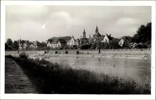 Ak Hranice na Moravě Mährisch Weißkirchen Region Olmütz, Teilansicht