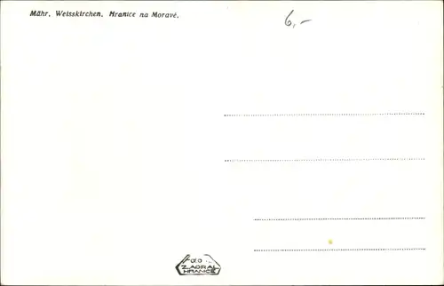 Ak Hranice na Moravě Mährisch Weißkirchen Region Olmütz, Teilansicht