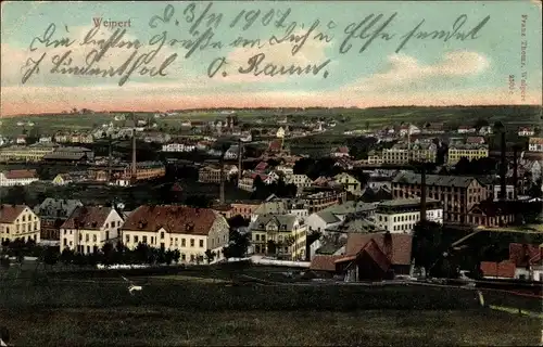 Ak Vejprty Weipert Region Aussig, Gesamtansicht