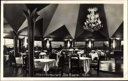 Ak Köln am Rhein, Rheinrestaurant Die Bastei