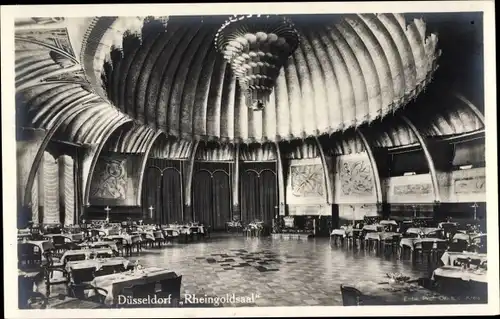 Ak Düsseldorf, Im Rheingoldsaal, Ausstellung 1926
