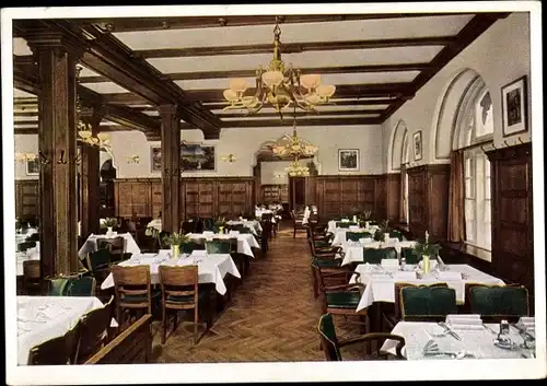 Ak München, Hotel Deutscher Kaiser, Restaurant