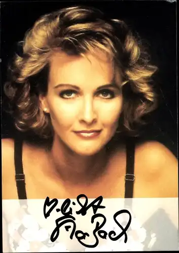Ak Sängerin Kristina Bach, Portrait, Autogramm