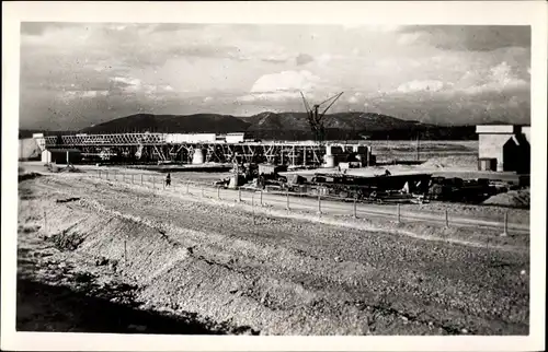 Ak Donzere Mondragon Drôme, Amenagement de la chute, Pont Route