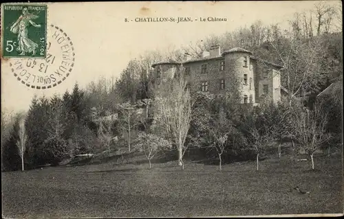 Ak Châtillon Saint Jean Drôme, Le Chateau