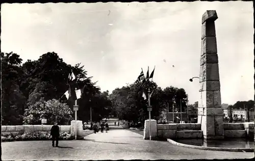 Ak Saint Omer Pas de Calais, Entree du jardin public