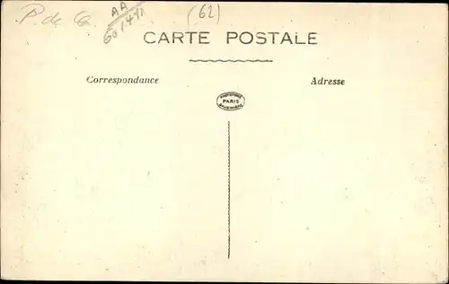 Ak Ablain Saint Nazaire Pas de Calais, La Sucrerie, Kriegszerstörungen, I. WK