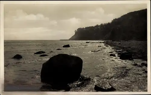 Ak Ostseebad Göhren auf Rügen, Morgensonne am Hövt