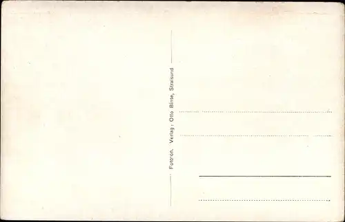 Ak Stralsund in Mecklenburg Vorpommern, Seitenblick auf Rathaus mit Nicolaikirche