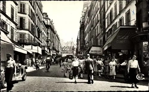 Ak Paris XVIII. Arrondissement Buttes-Montmartre, Rue Lepic