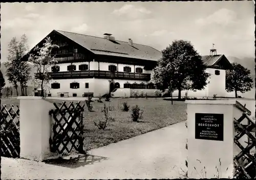 Ak Kirchbichl Bad Tölz in Oberbayern, Bergerhof, Jugendgesundungsstätte d. Angestellten-Krankenkasse
