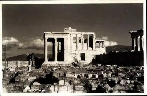 Ak Athen Griechenland, Ruinen, Gesamtansicht